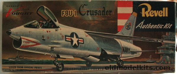 Revell 1/67 Chance Vought F8U-1 Crusader  'S' Kit - (F8U1), H250-89 plastic model kit